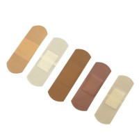 Different Skin Color Flexible Fabric Cotton Wound Adhesive Bandage FDA Approval